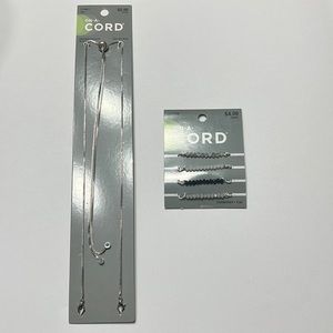 NWT- On A Cord Adjustable Connector Necklace